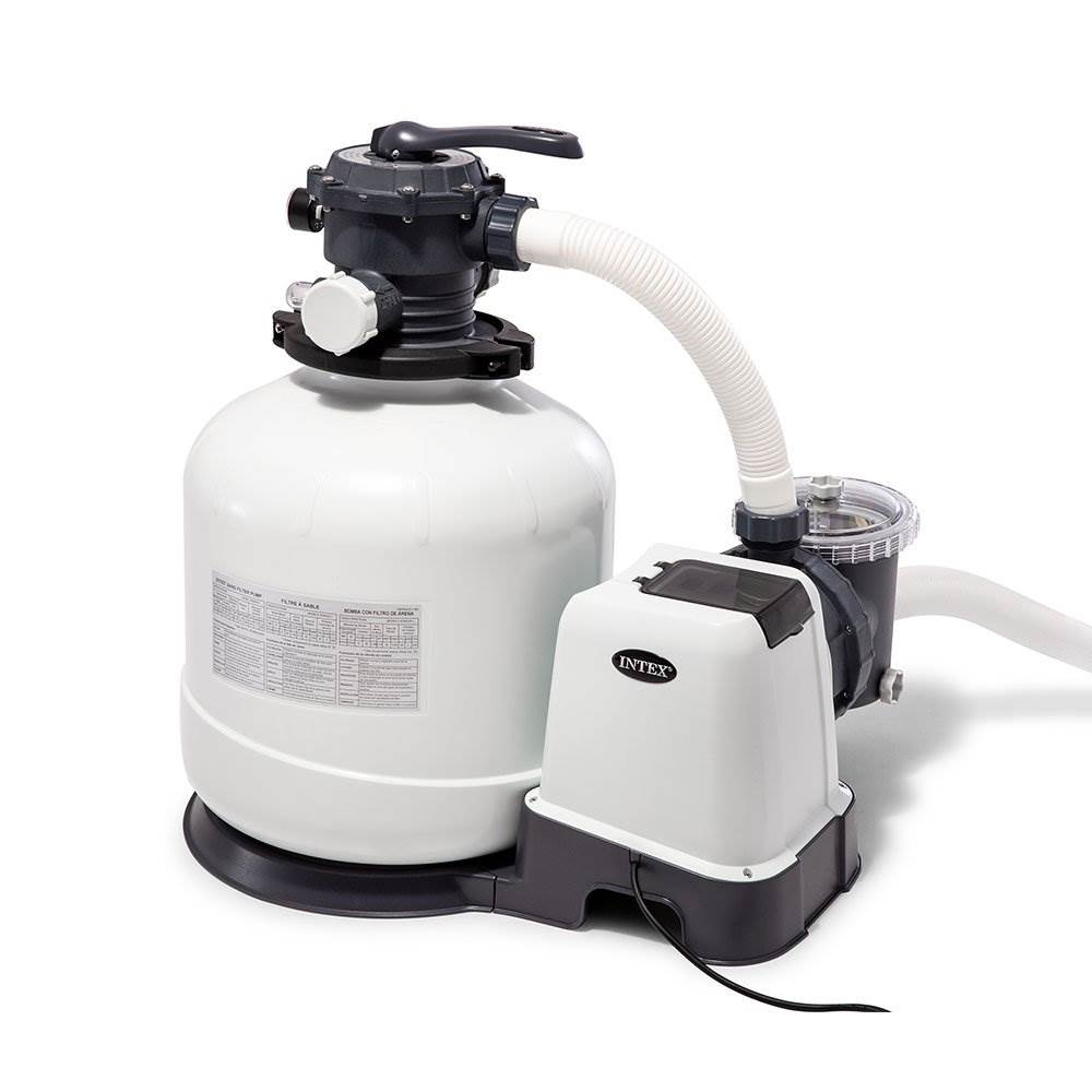 Intex 3000 GPH Sand Filter Pump with Timer for Above-Ground Pools - 6 ...