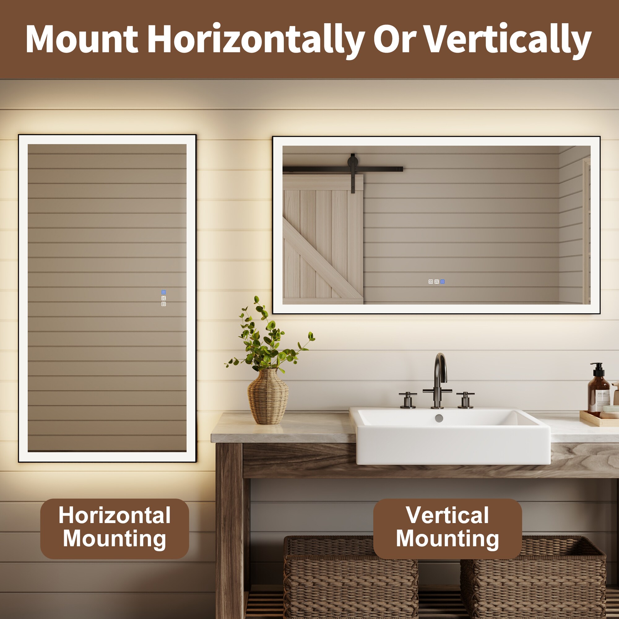 ExBrite EXBM2432V12 Framed-Bath-Mirrors - View #17