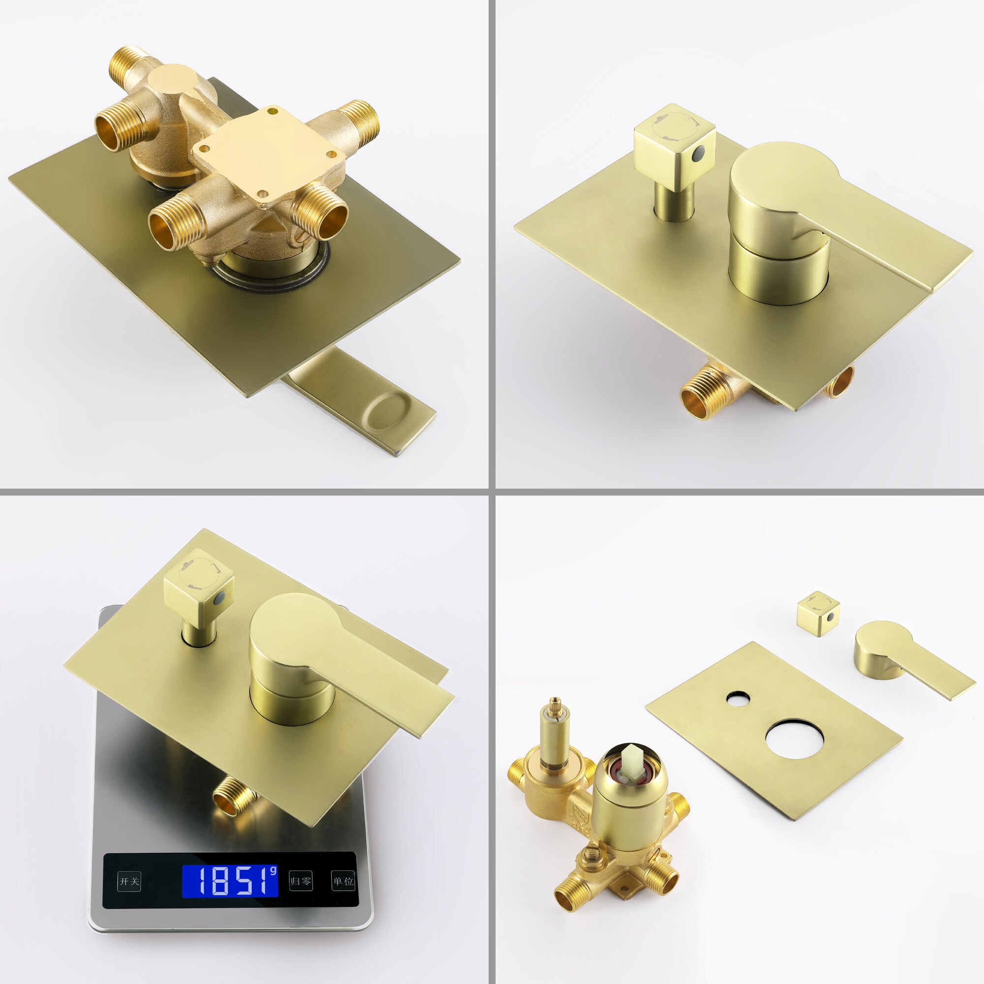 Nestfair SMD0181G Fixed-Showerhead - View #5