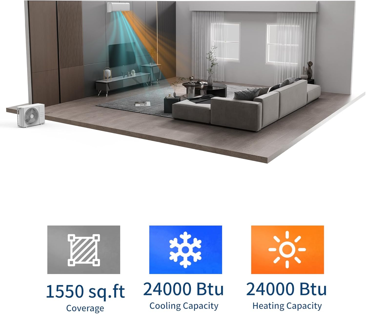 Qeetex LHF-AD-PHO-161JRT8F Wall-Air-Conditioners - View #5