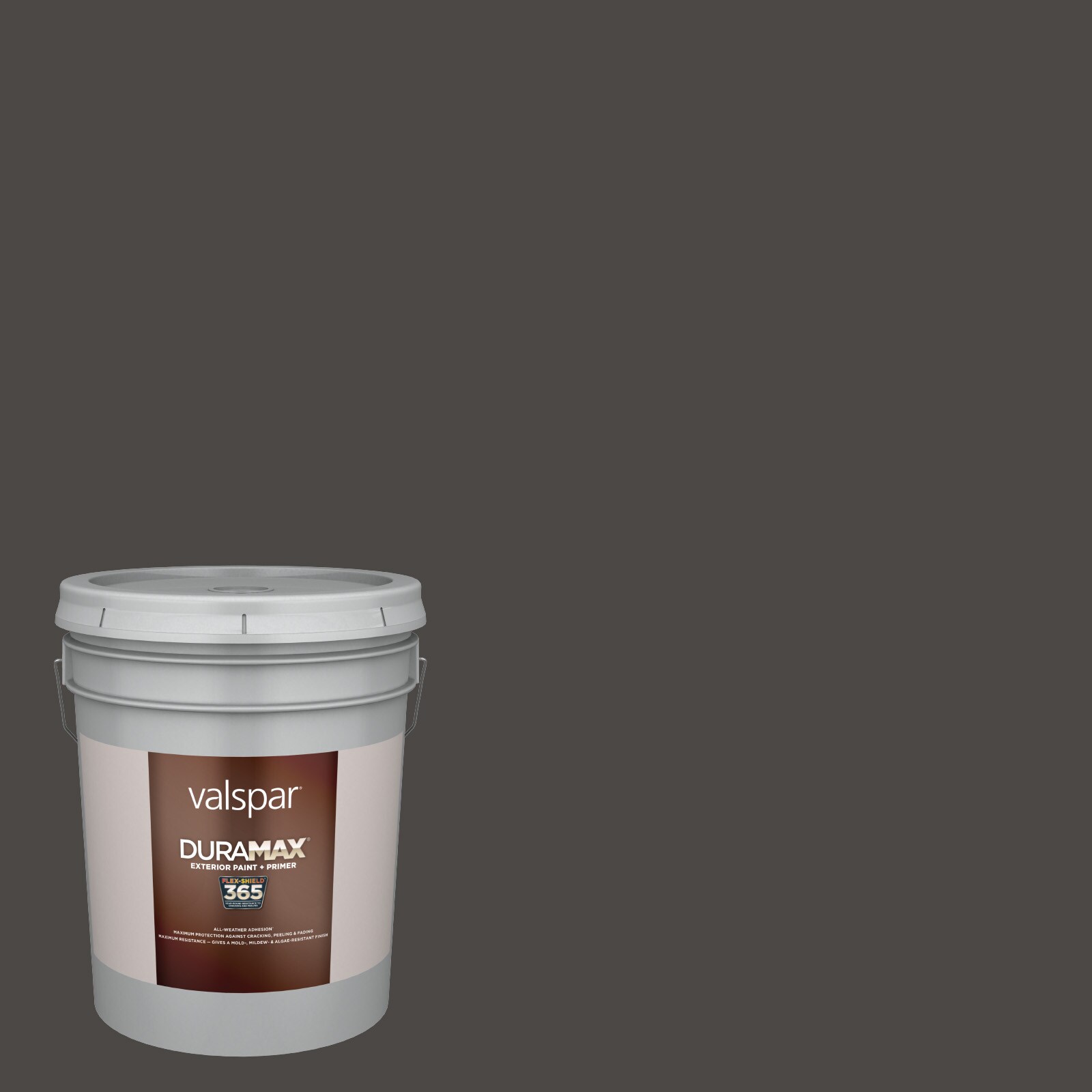 Valspar SeasonFlex Satin Dark Kettle Black 4011-2 Latex Exterior Paint +  Primer (1-Gallon) in the Exterior Paint department at