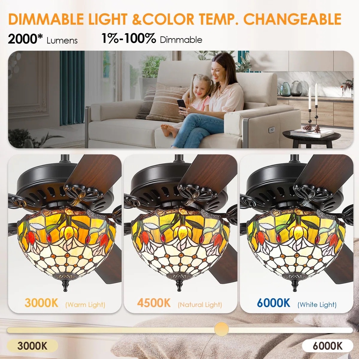 Kviflon LS8606 Ceiling-Fans - View #2