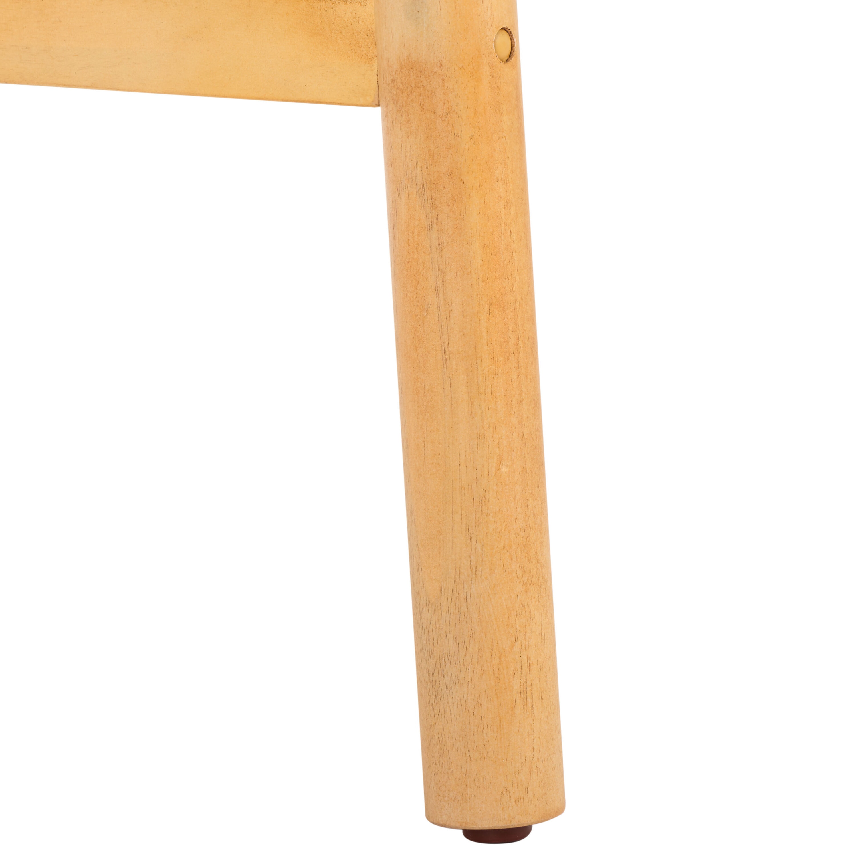 Natural Wood Backless Round Counter Stool