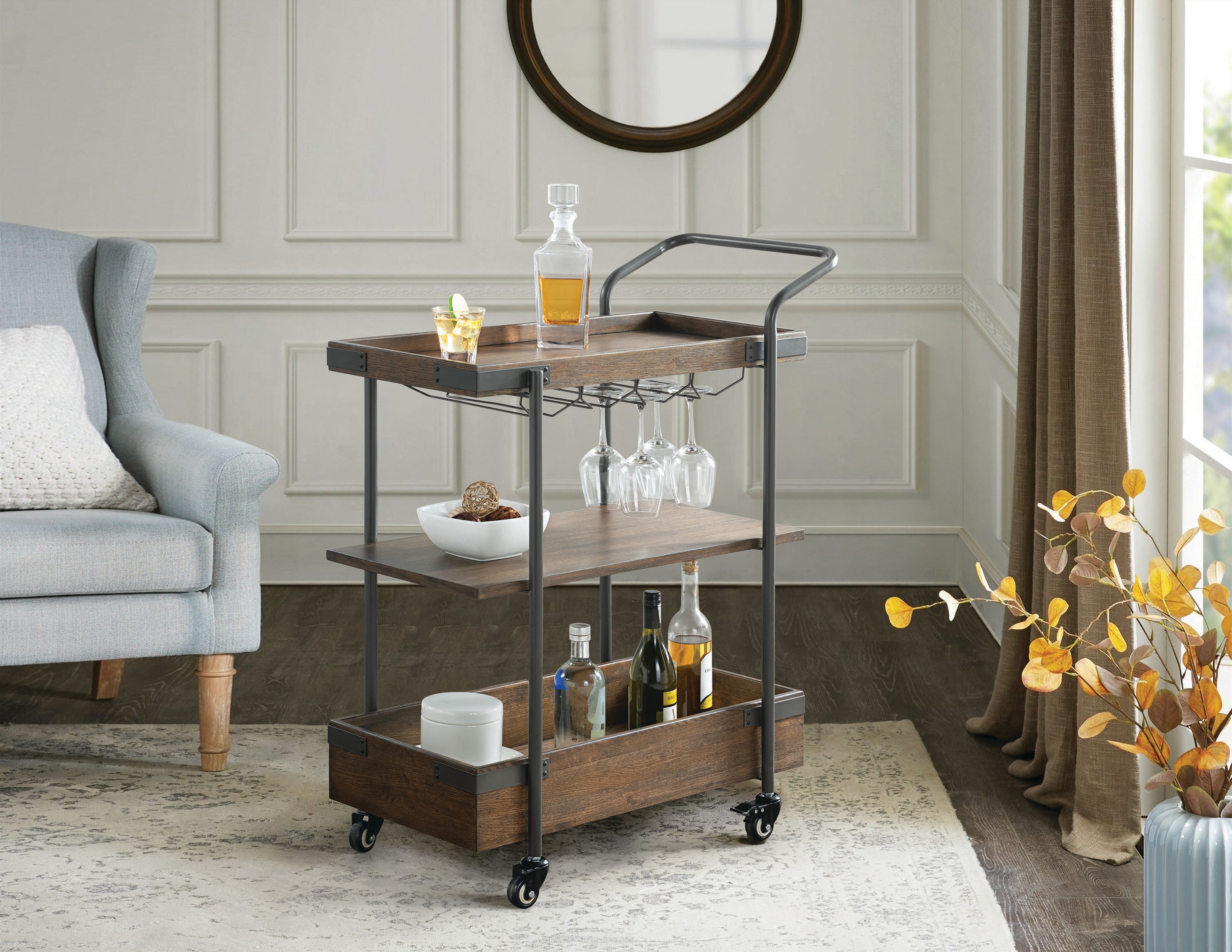 Alaterre Furniture ANKY62RBG Home-Bars - View #5