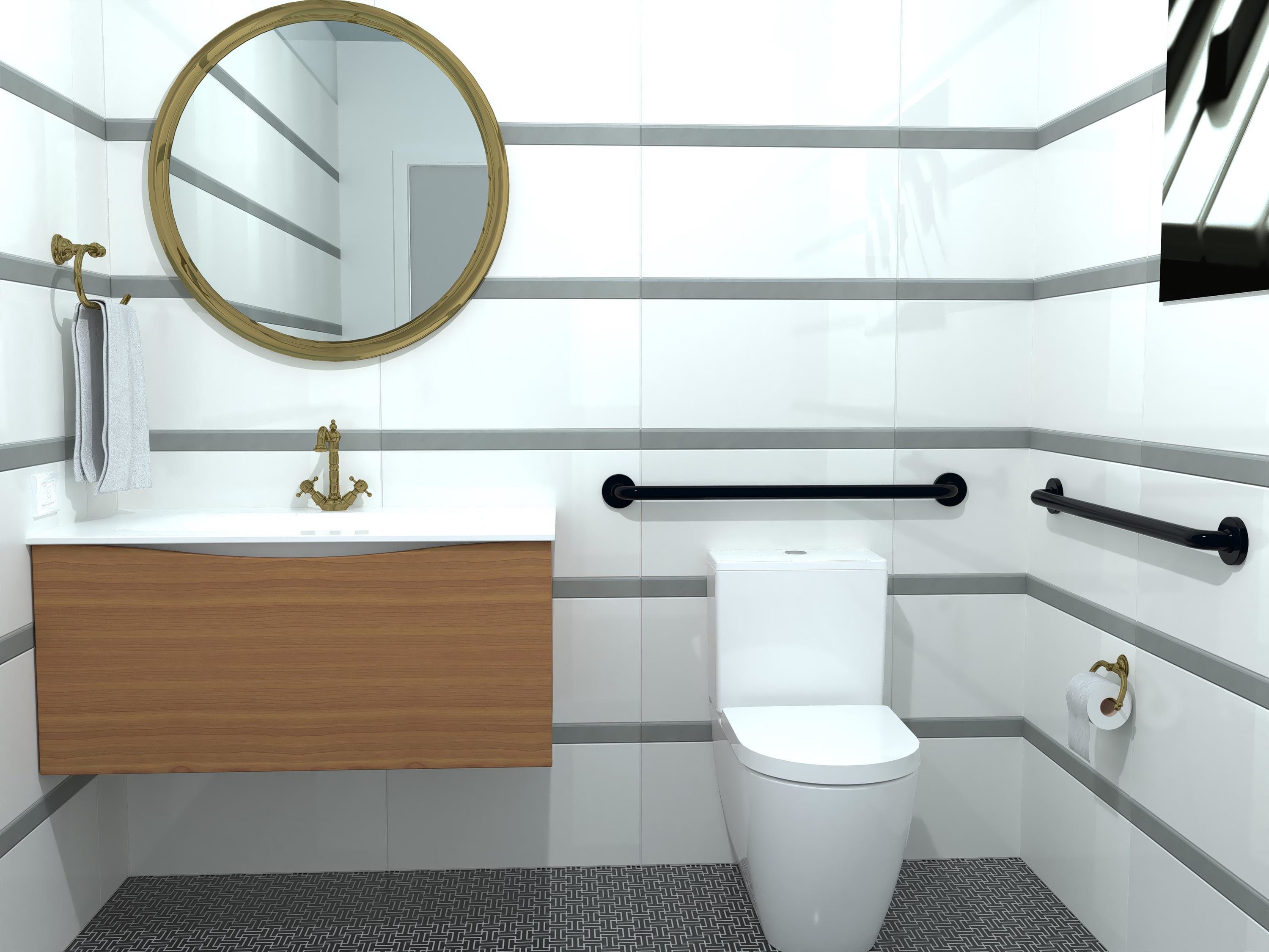 Ponte Giulio USA G25JAS03D1 Grab-Bars - View #5