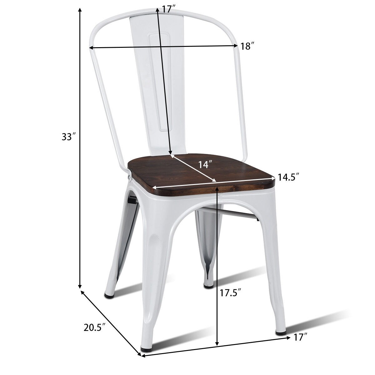 CASAINC WF-HW60716-LA Dining-Chairs - View #2