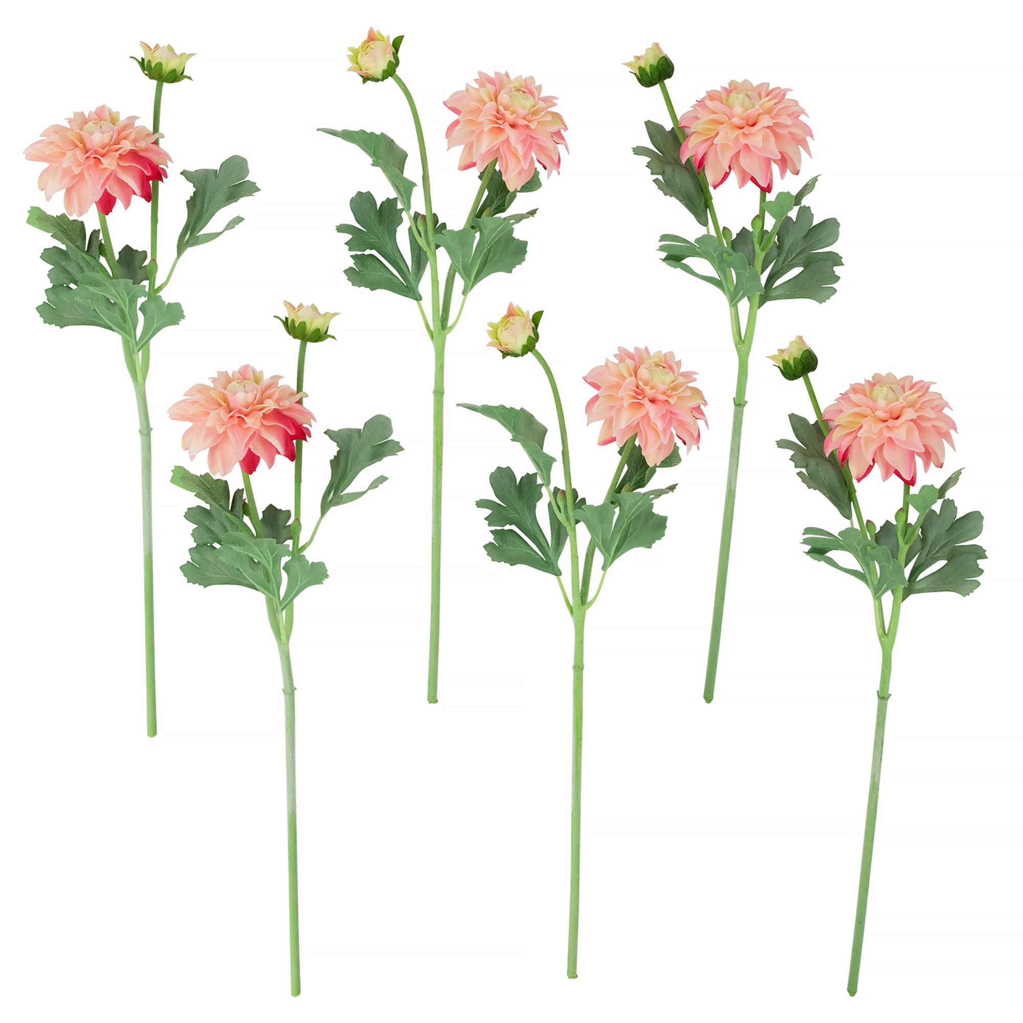 Northlight 35644503 23-in Pink Indoor Hanging Dahlia Artificial flower