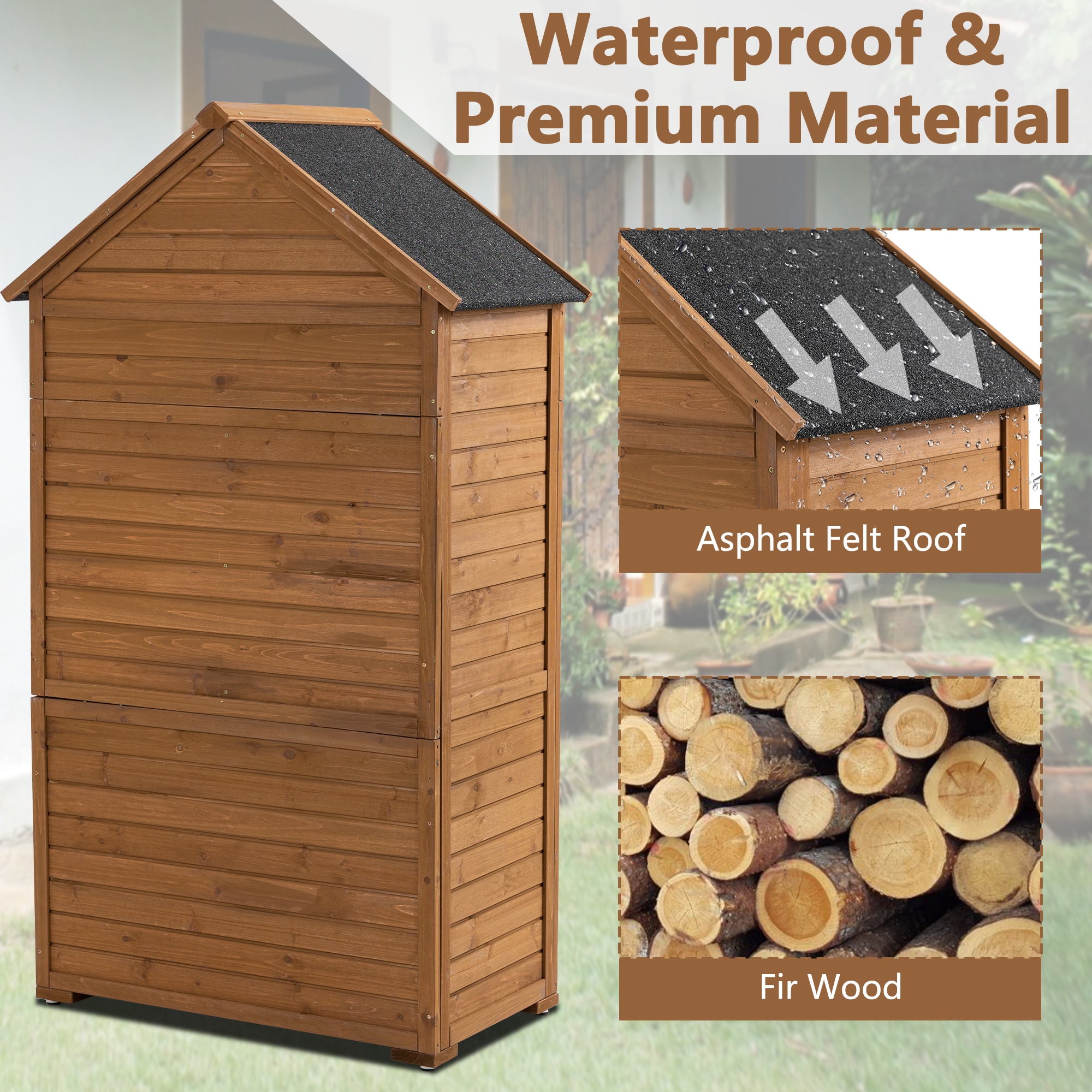 WELLFOR TWSG022-NA Wood-Storage-Buildings - View #10