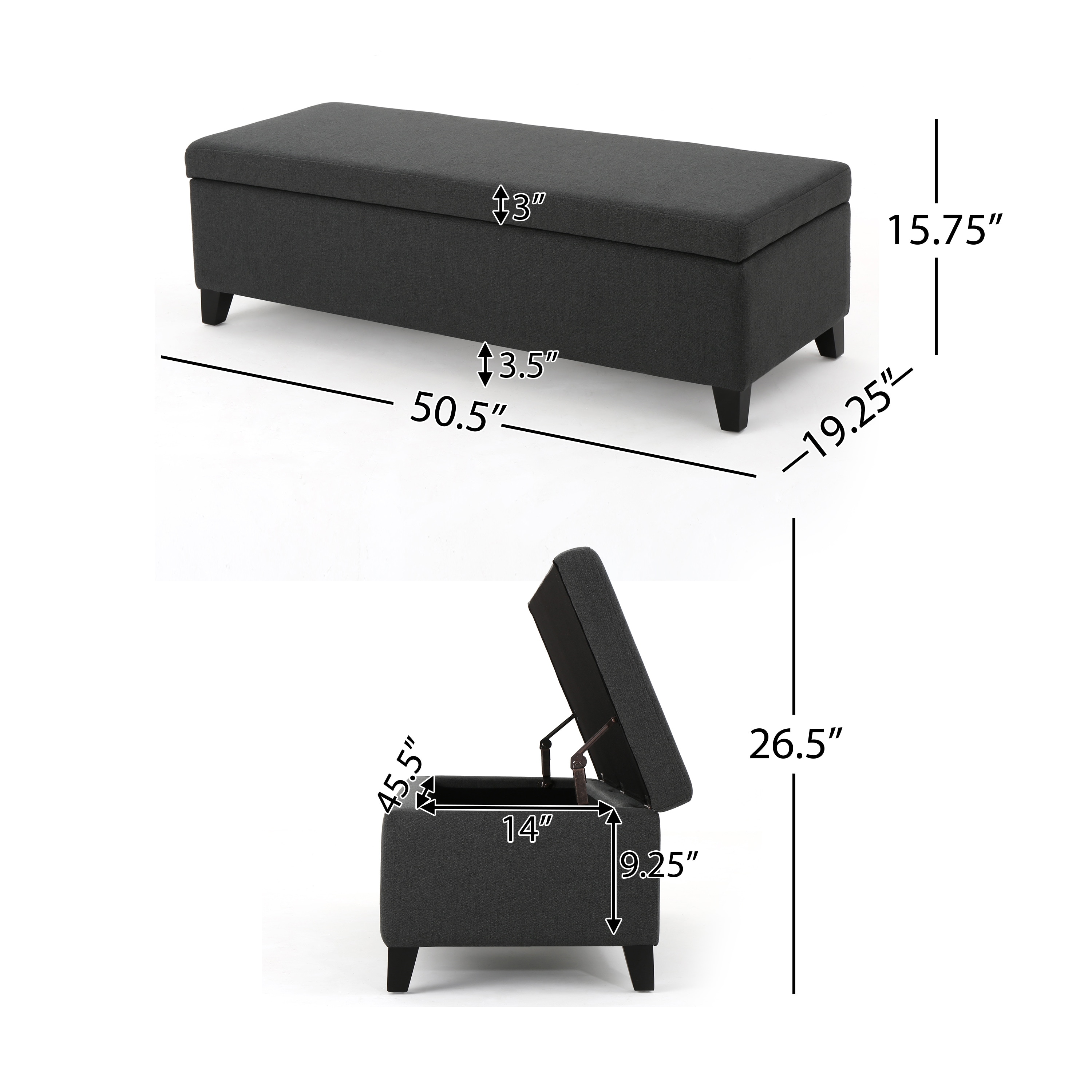 Christopher Knight Home 300605 Indoor-Ottomans - View #2