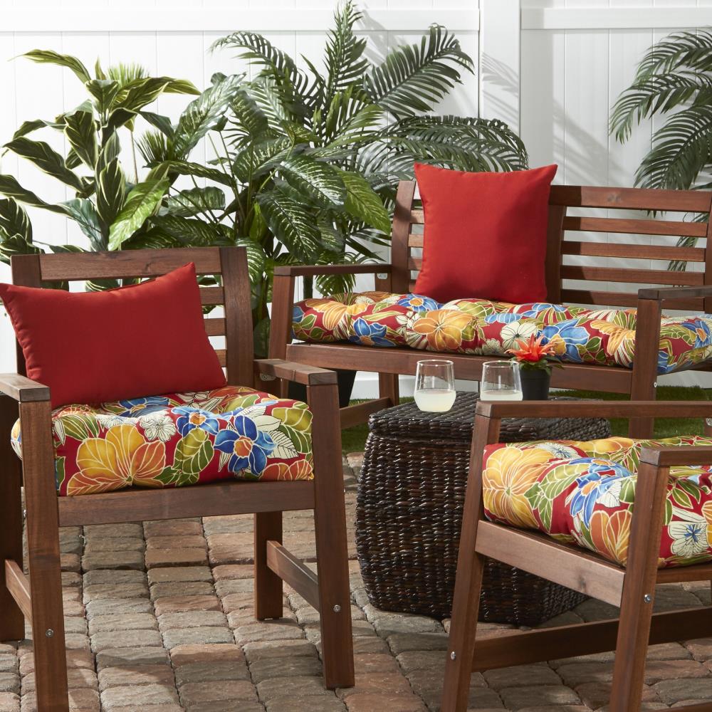 Greendale Home Fashions OC6800S2-ALOHA-RED Patio-Furniture-Cushions - View #6