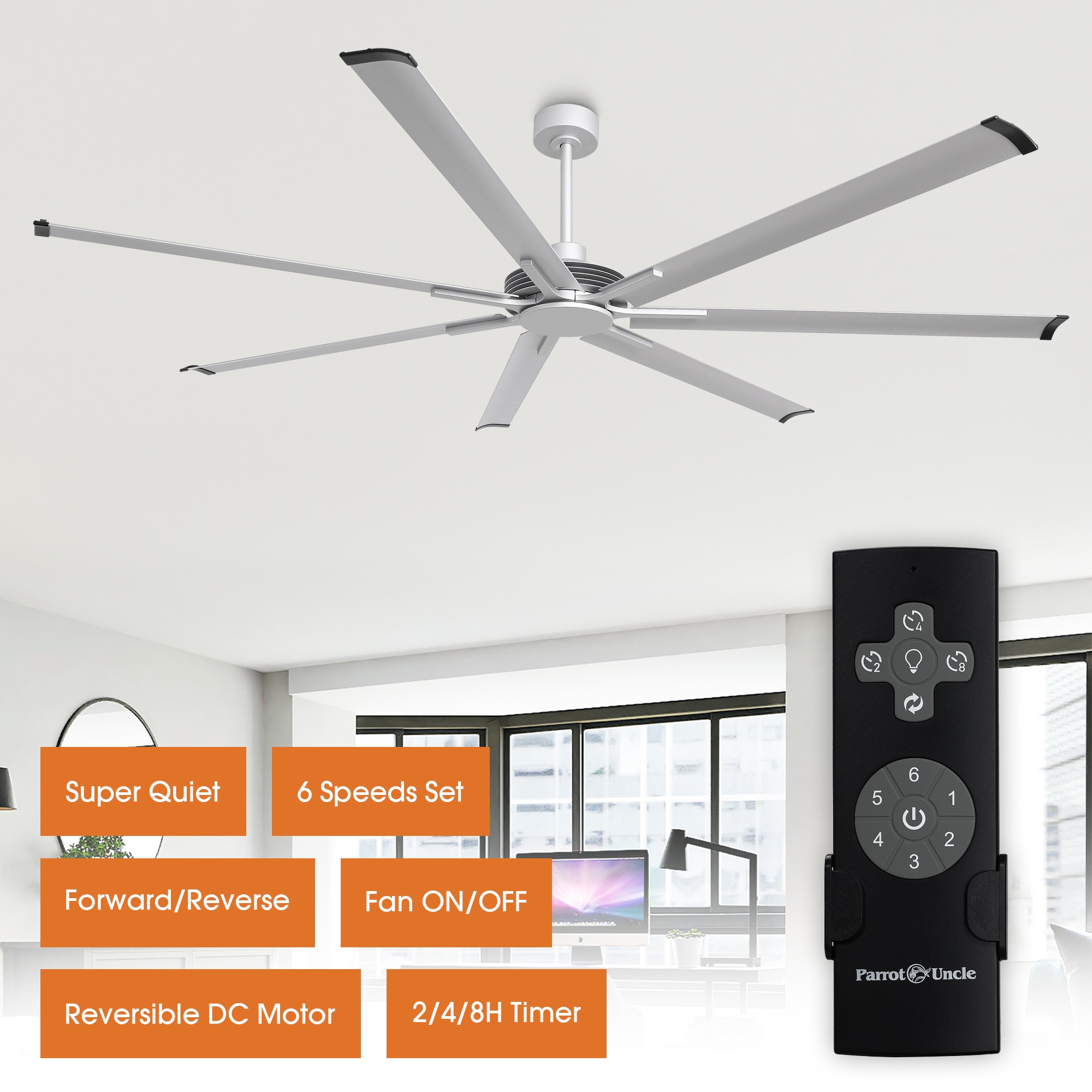 Parrot Uncle F8311S110V Ceiling-Fans - View #6