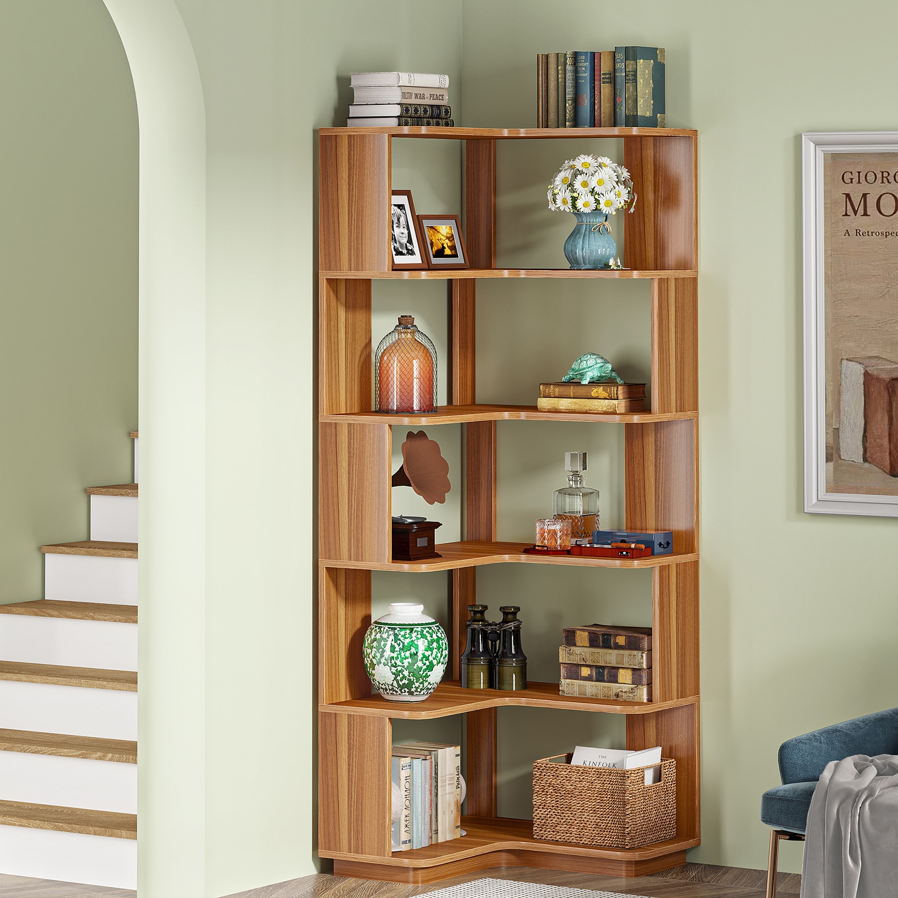 Tribesigns HOGA-YS0024 bookcases - View #3