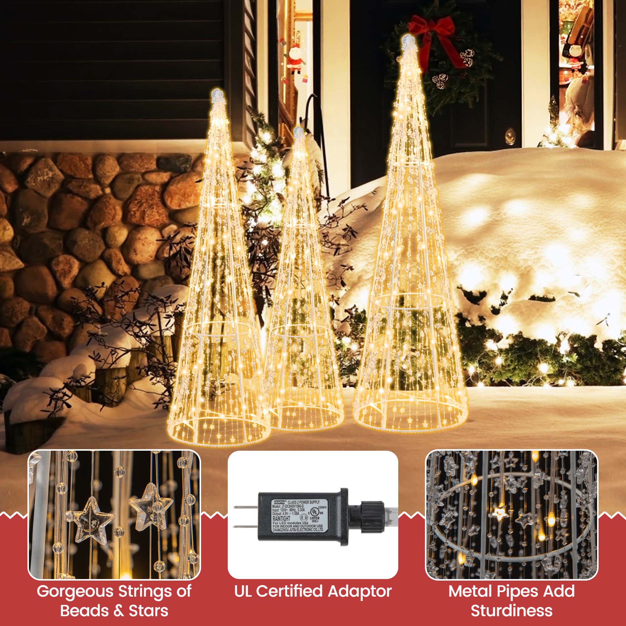 Costway LWS00788 Table-Christmas-Decorations - View #3