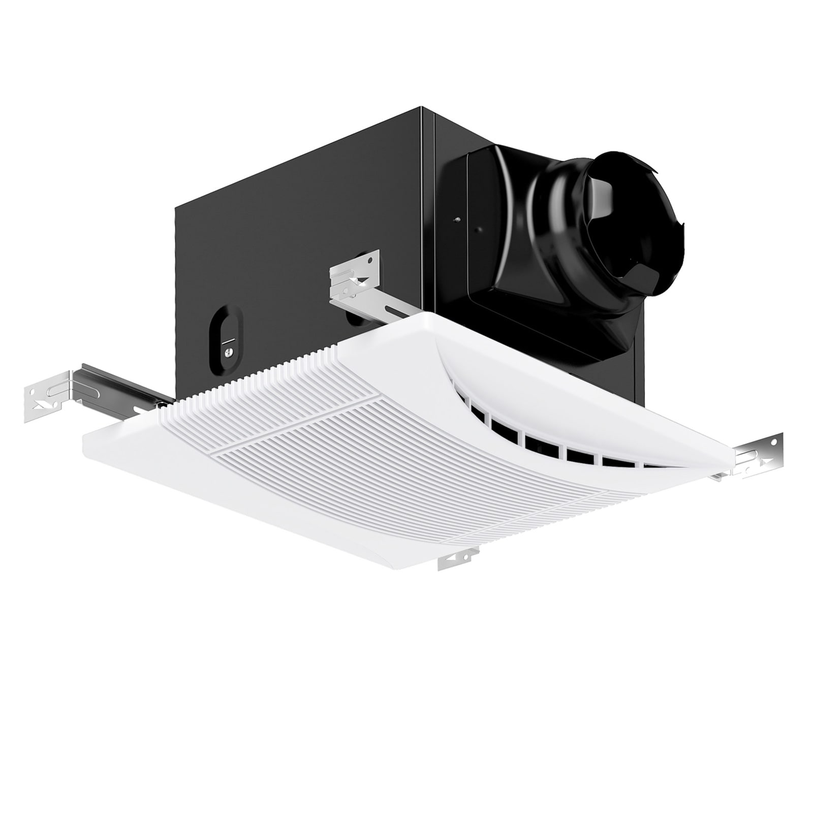 Slickblue White 1 Sones 110 CFM Ceiling Mount Exhaust Ventilation Fan with Metal Housing For Bathrooms