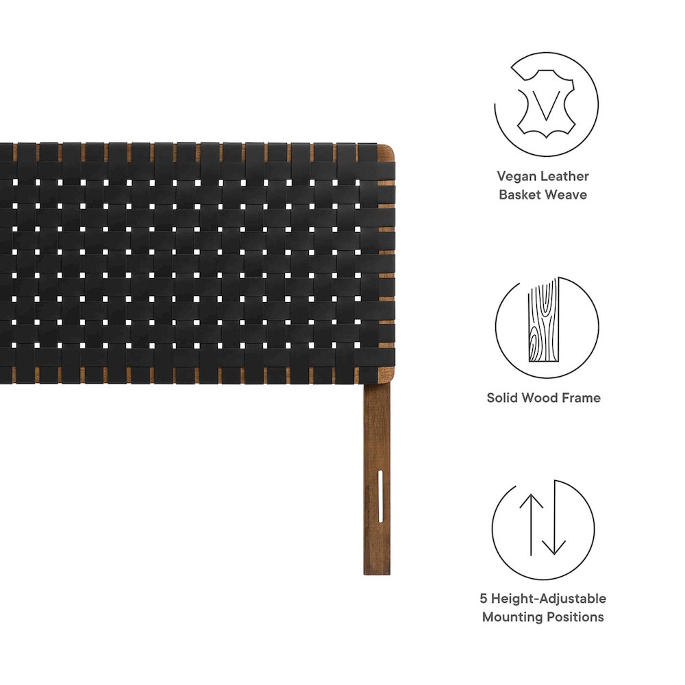 Modway MOD-7127-WAL-BLK Upholstered-Headboards - View #2
