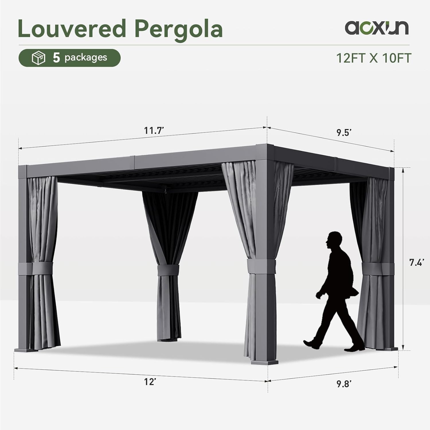 AOXUN AW301GR02ABCDE Pergolas-2 - View #10