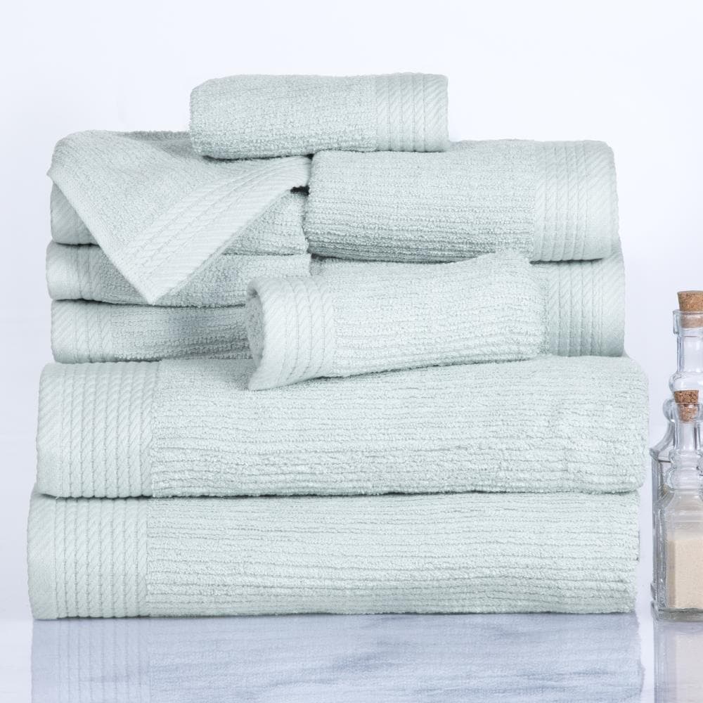 Hastings Home 327710SYF 6-Piece Cotton Deluxe Plush Bath Towel Set, CH