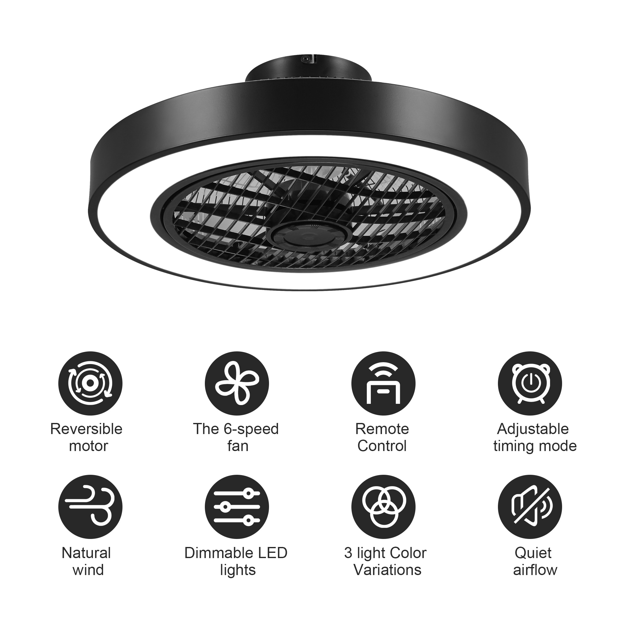 WELLFOR AMAS-C03 Ceiling-Fans - View #8