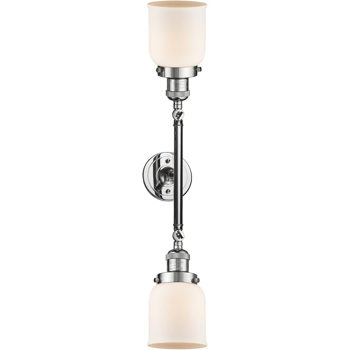 Innovations Lighting -  208-PC-G51 Franklin Restoration Small Bell Bathroom Vanity Light
