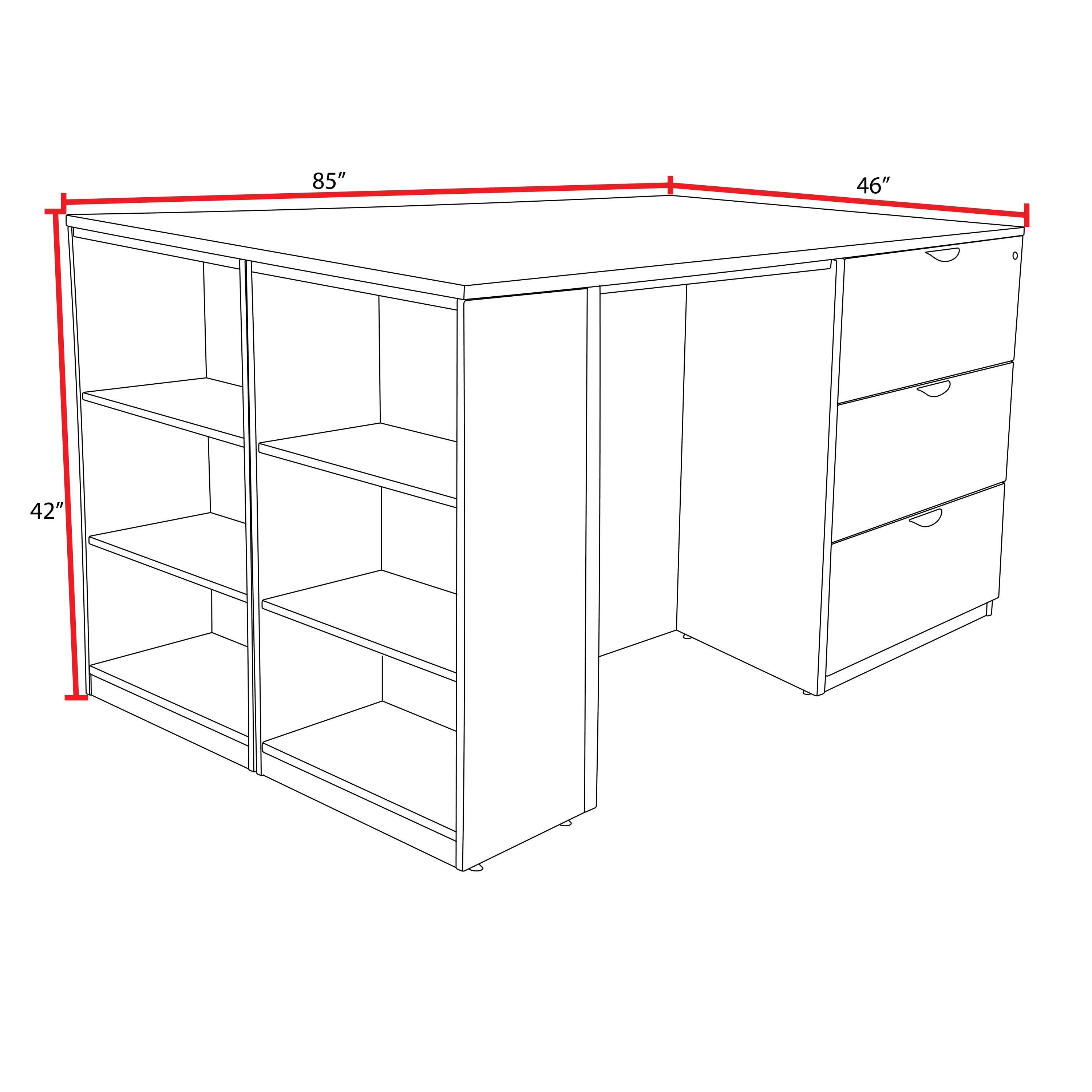Regency LS2LF2SD8546CH desks - View #8