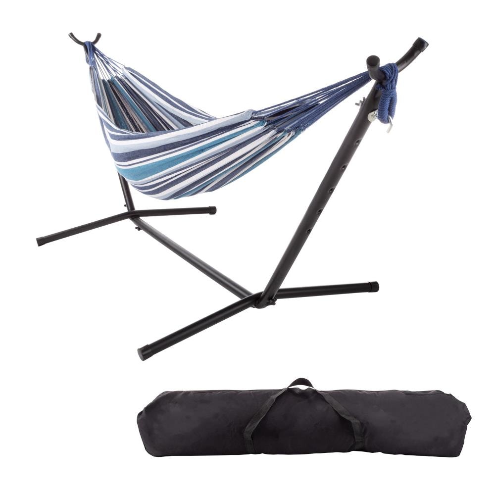 Lazy Daze Hammocks Hanging Rope Hammock Chair Swing Seat with Two Seat Cushions and Carrying Bag, Weight Capacity 300 lbs, Natural