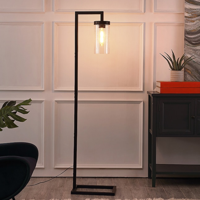 Bronze Floor Lamp In The Lamps, Hudson Floor Lamp Includes Led Light Bulb Black Threshold