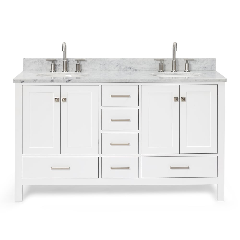 ARIEL A061DCW2OVOWHT Bath-Vanity-Combo - View #2