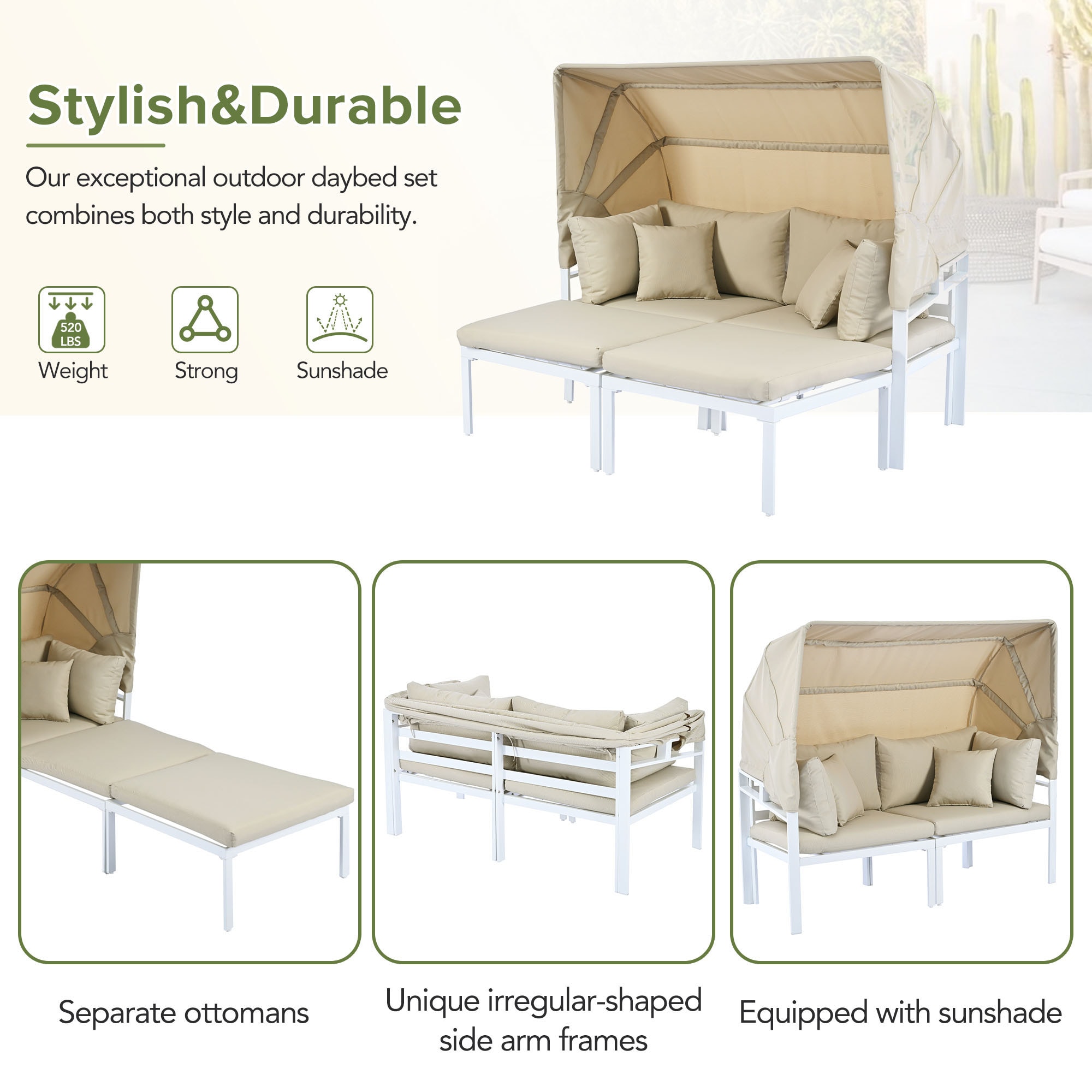 CASAINC TM-SH000073AAE Patio-Sofas-Daybeds - View #4