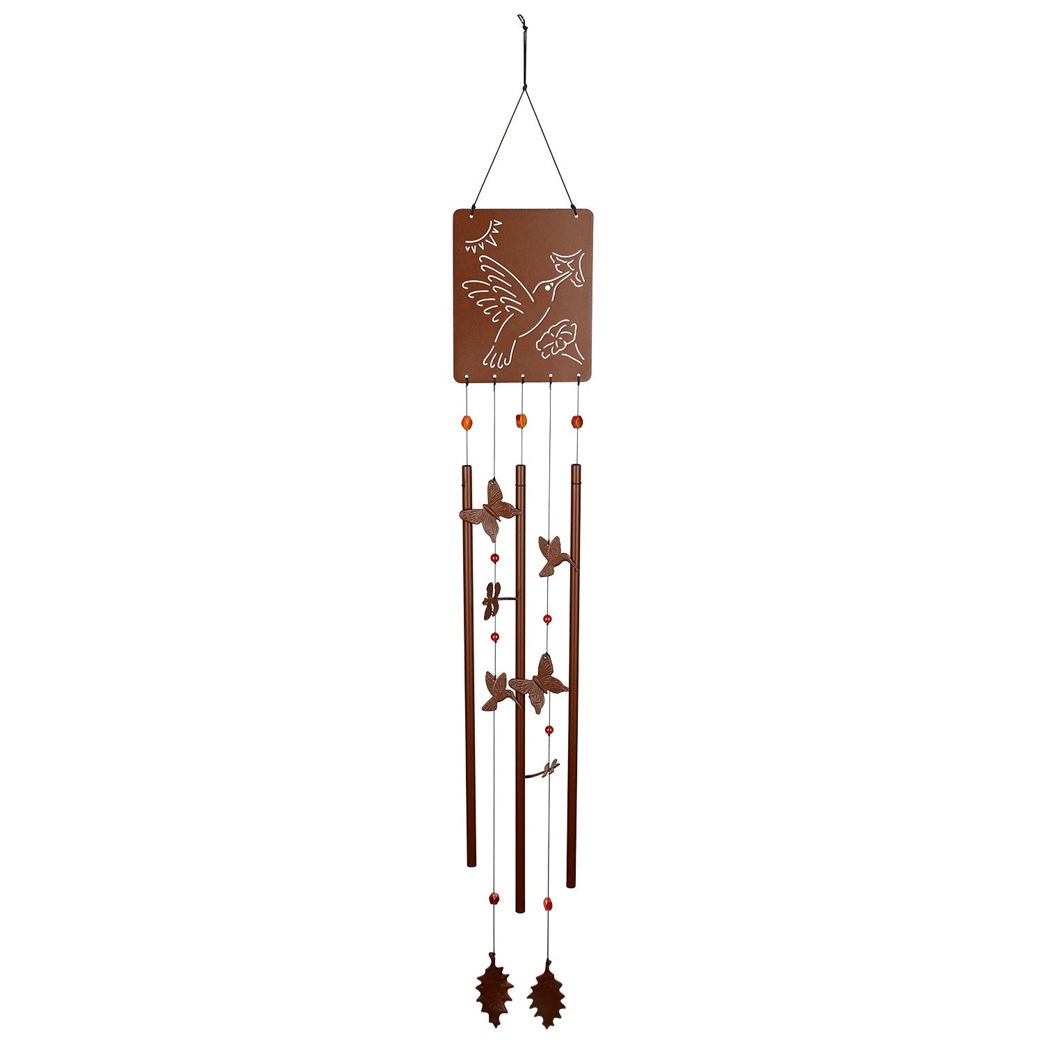 Woodstock Chimes VGCHU 52-Inches Rust Metal Wind Chime