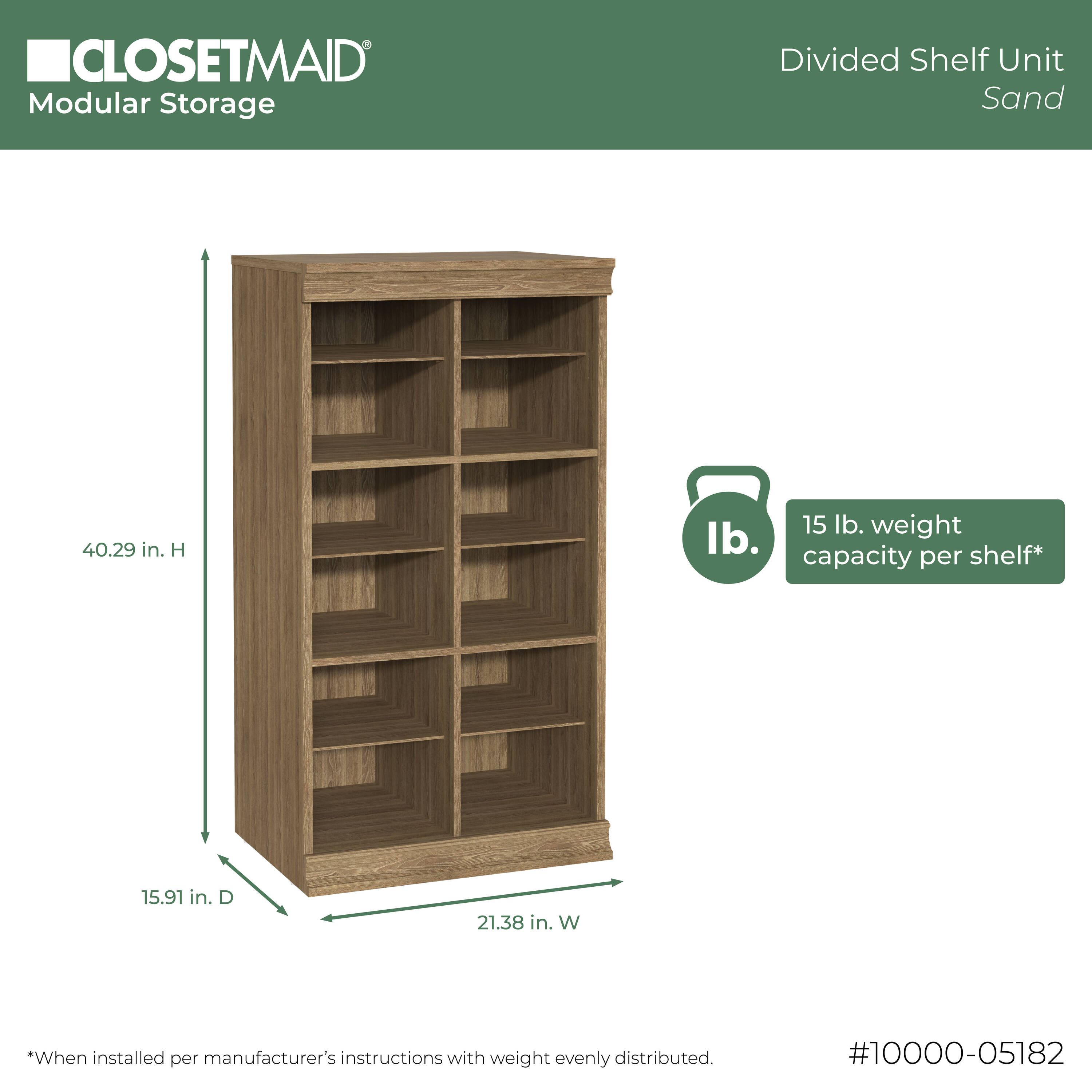 ClosetMaid 10000-05807 Wood-Closet-Kits - View #16
