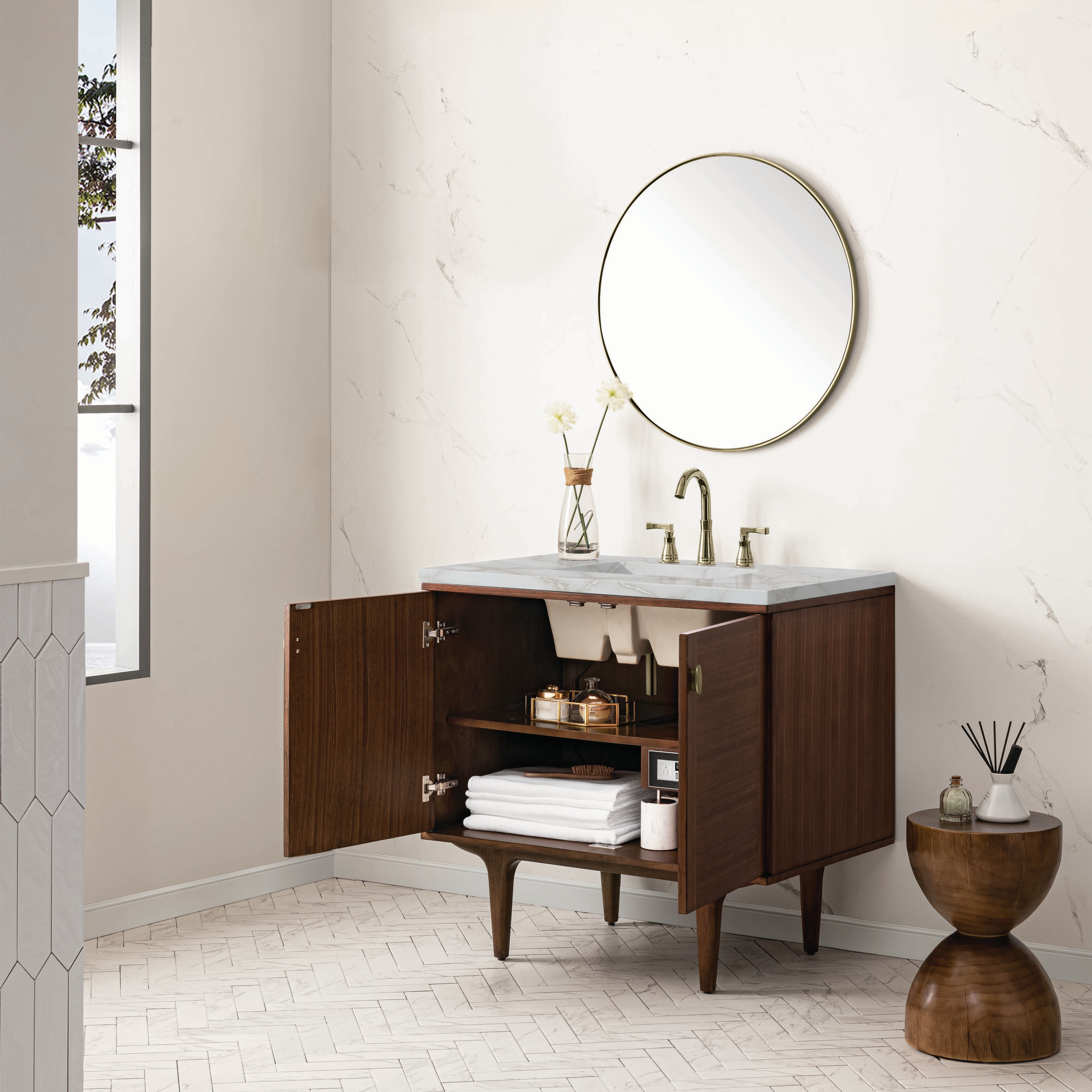 James Martin Vanities 670-V36-WLT-3VSL Bath-Vanity-Combo - View #6