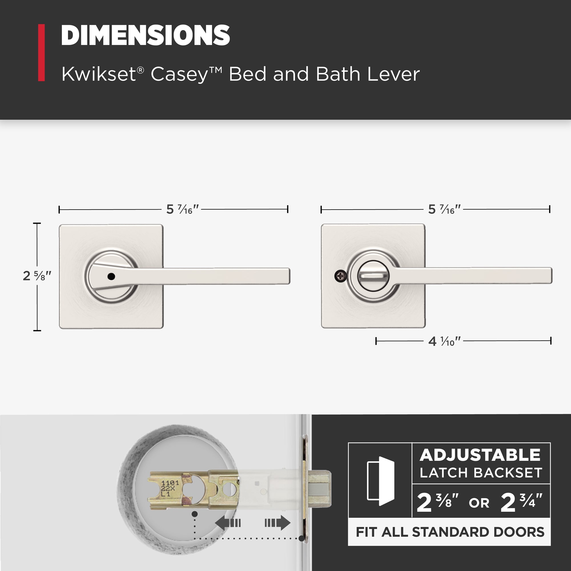 Kwikset 300CSL SQT 15 RCS Door-Handles - View #8