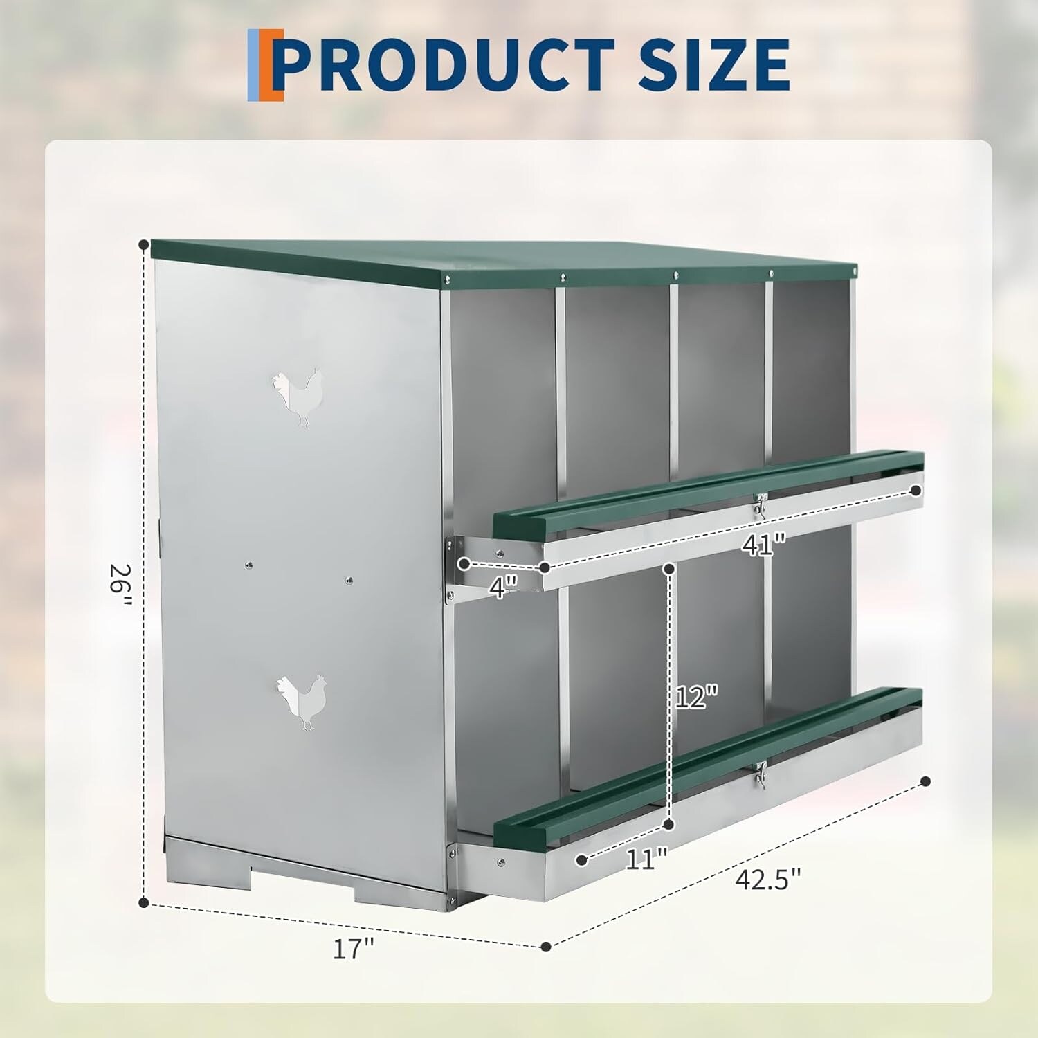 Garvee LSHQQPPG-33CSNQ48 Chicken-Coops-Rabbit-Hutches - View #7