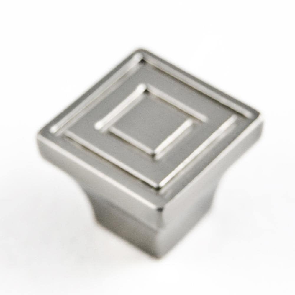 RK International CK 771-P Satin nickel Square Transitional Cabinet Knob