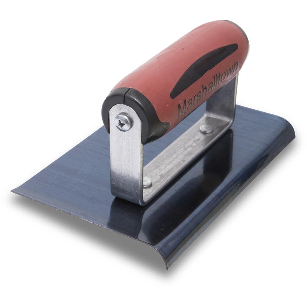 Marshalltown 138BD 6-Inches x 4-Inches Blue steel Concrete Edger with 0.5-Inches Radius