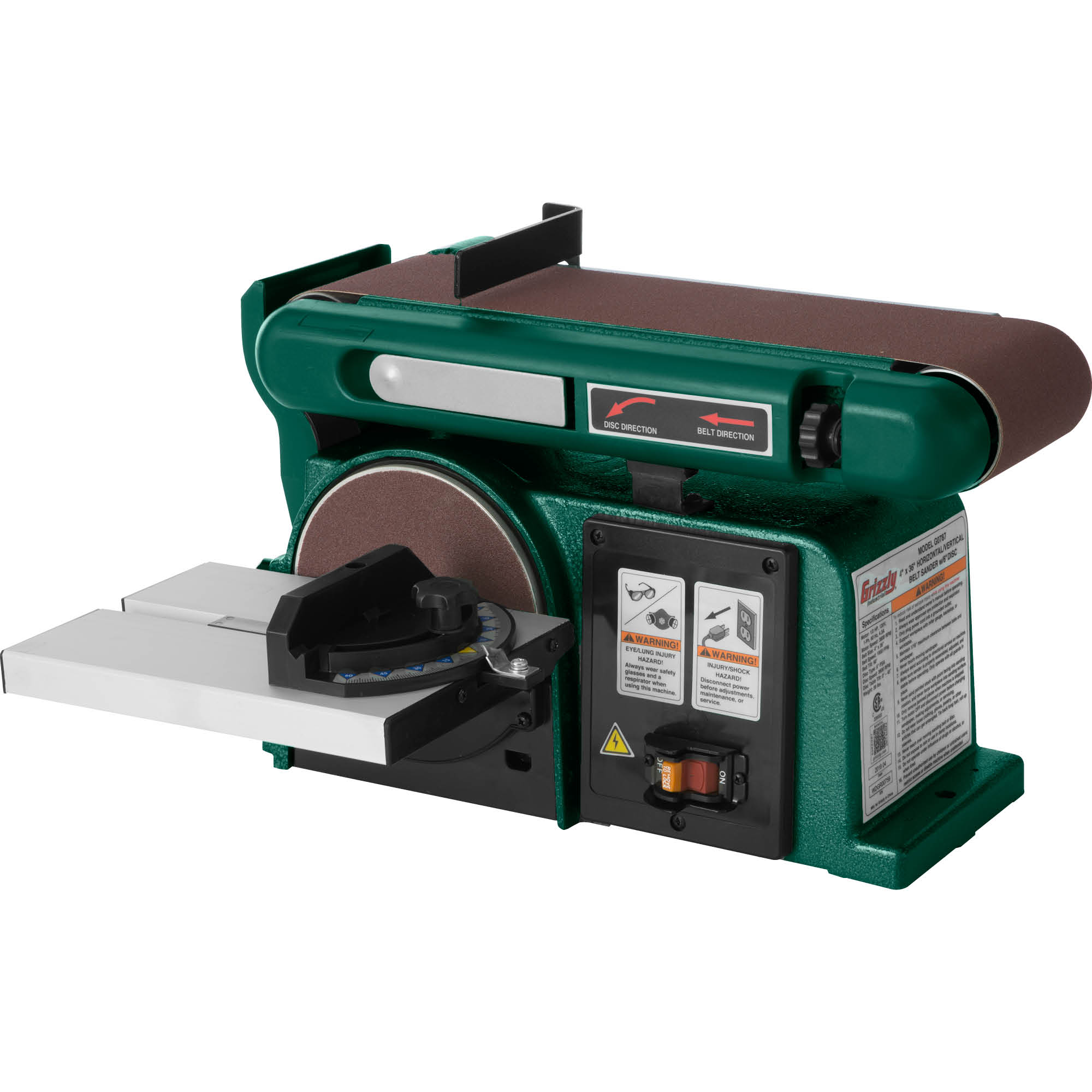 Grizzly 4 x 36 Belt 4.3 Amp Benchtop Sander G0787 at Lowes