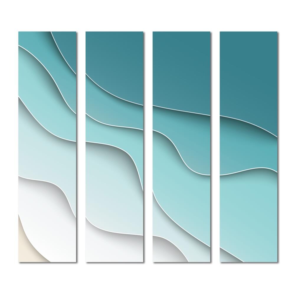 Instant Mosaic Upscale Designs by Ema 16-Pack 3-in x 12-in Glossy Glass Subway Wall Tile