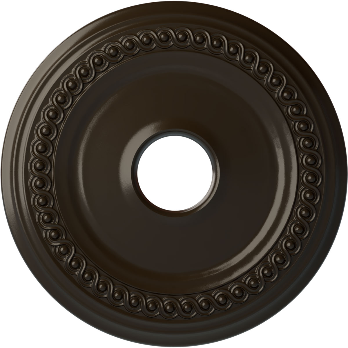 Ekena Millwork CM19CLSHF Classic 18.625-in W x 18.625-in L Painted Stone Hearth Polyurethane Whole Ceiling Medallion