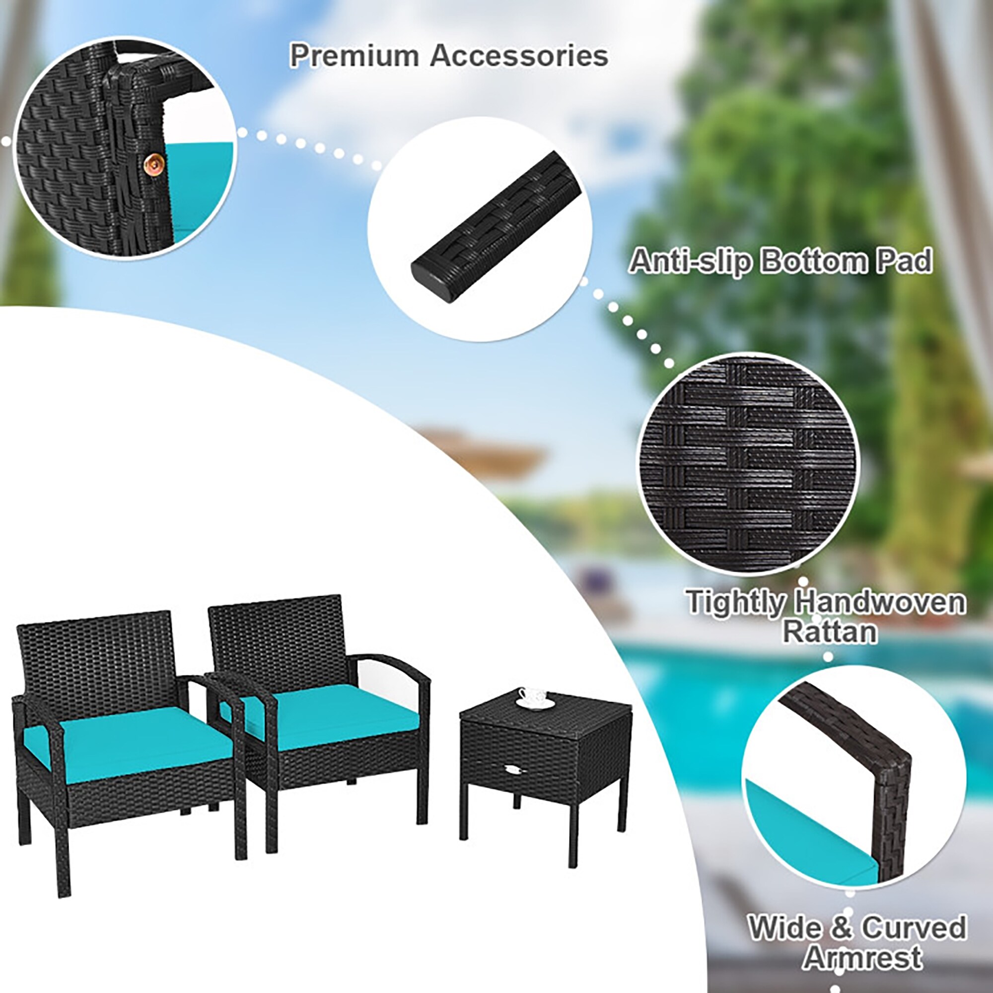 CASAINC WF-HW63757 Patio-Conversation-Sets - View #9