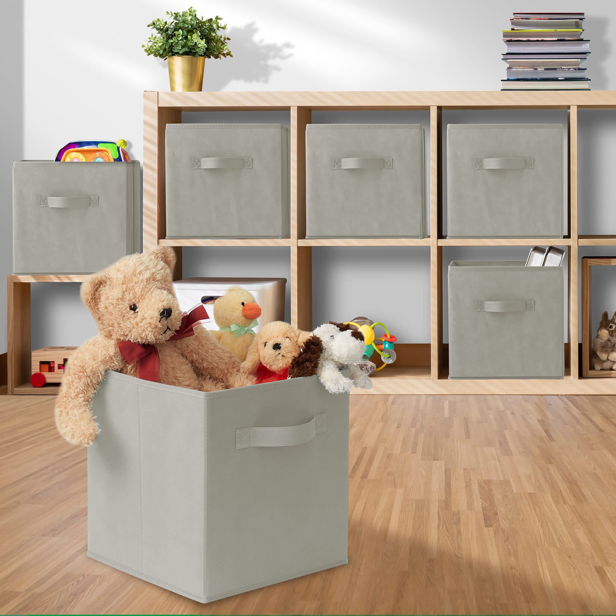 Casafield HOM-STO-6CC-LTGRY Laminate-Storage-Cubes - View #5