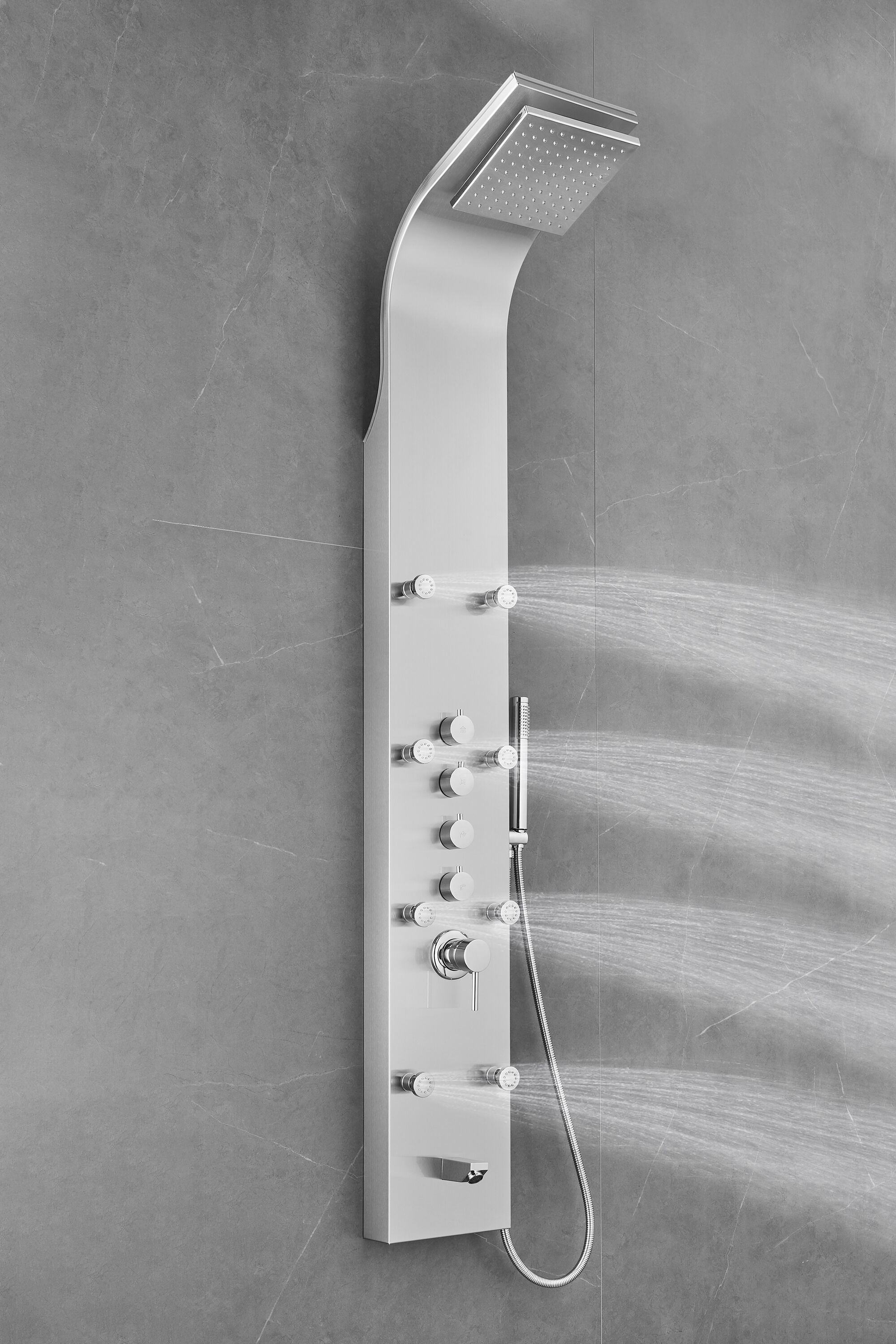 AKDY SP0056 Showerhead-Bar-Panels - View #4