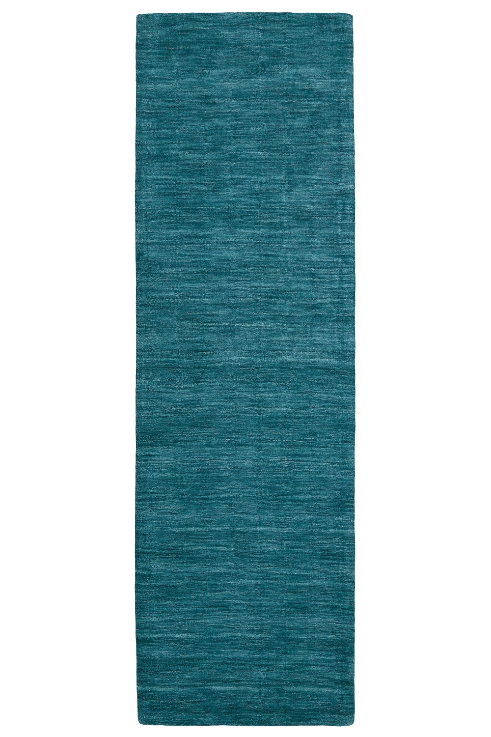 Room Envy 579R8049TEL000I6A Celano 3 x 8 (ft) Loomed Wool Teal Blue/Teal Rectangular Indoor Solid Mid-Century Modern Runner rug