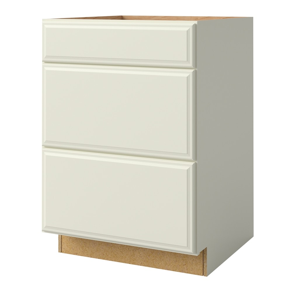allen + roth 21240PH Pattingham 24-in W x 34.5-in H x 24-in D Harbor 3 -Drawers Drawer Base Fully assembled Cabinet (Raised Panel Square)