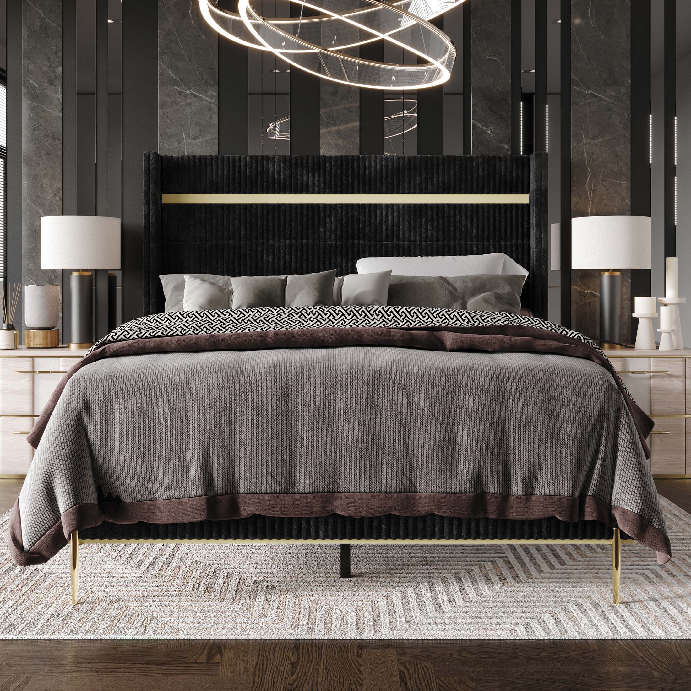 CasePiece C8406KUB-BK-VV beds - View #2