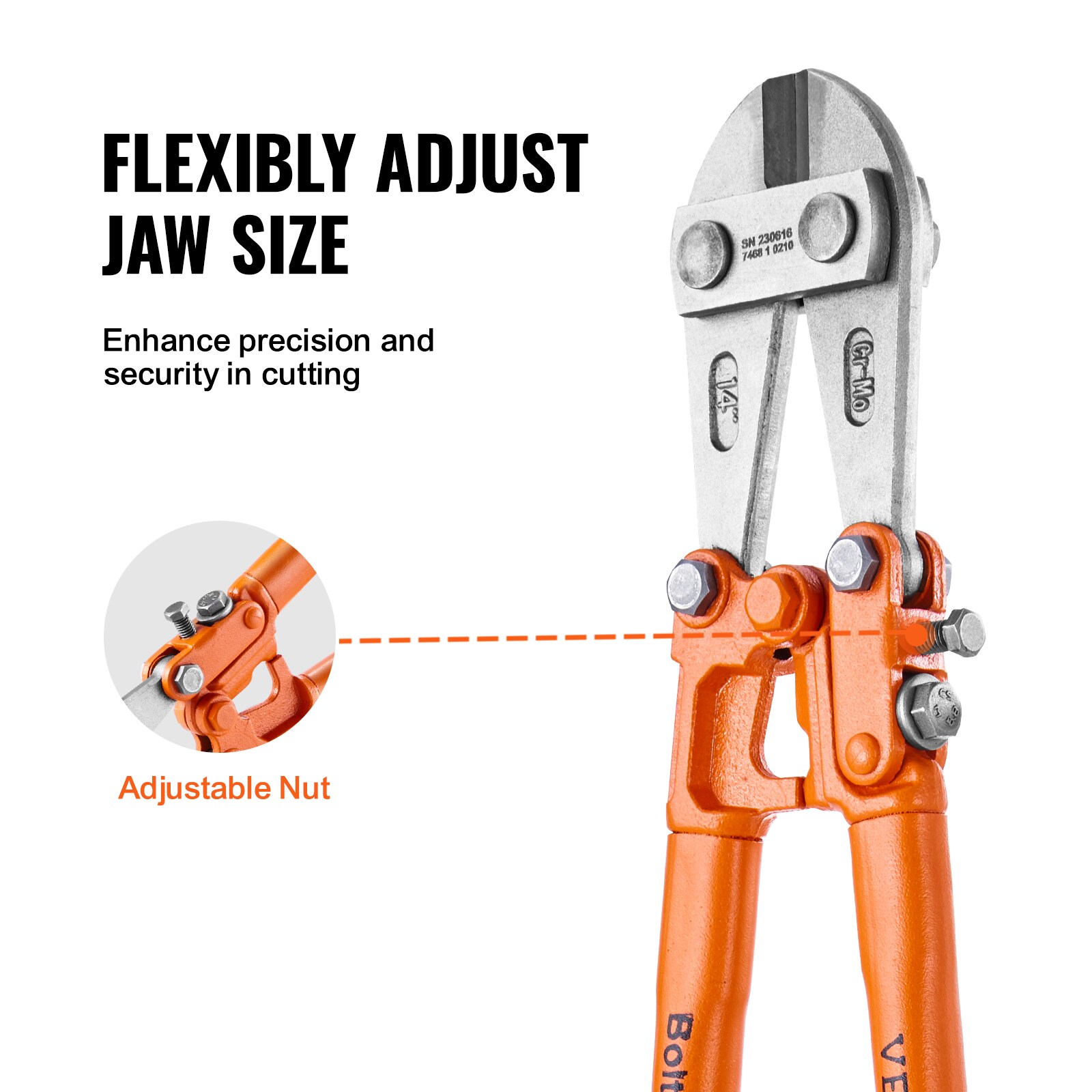 VEVOR DXQGMG186MMTGWRKEV0 Bolt-Cutters - View #7