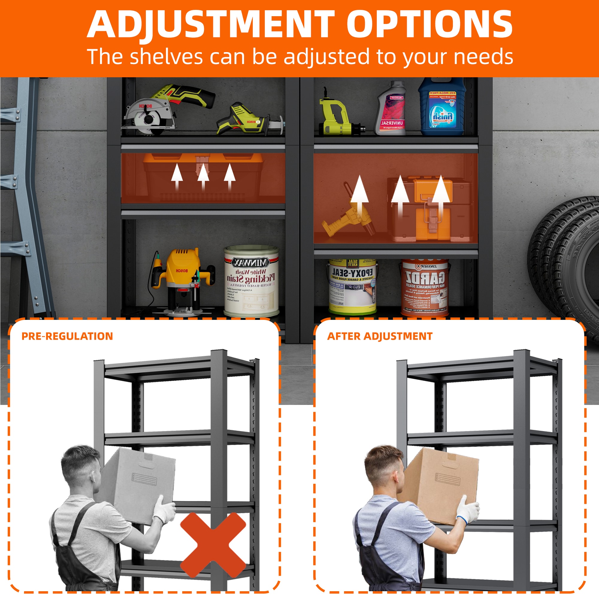 Siavonce XH15934 Free-Standing-Shelving - View #8