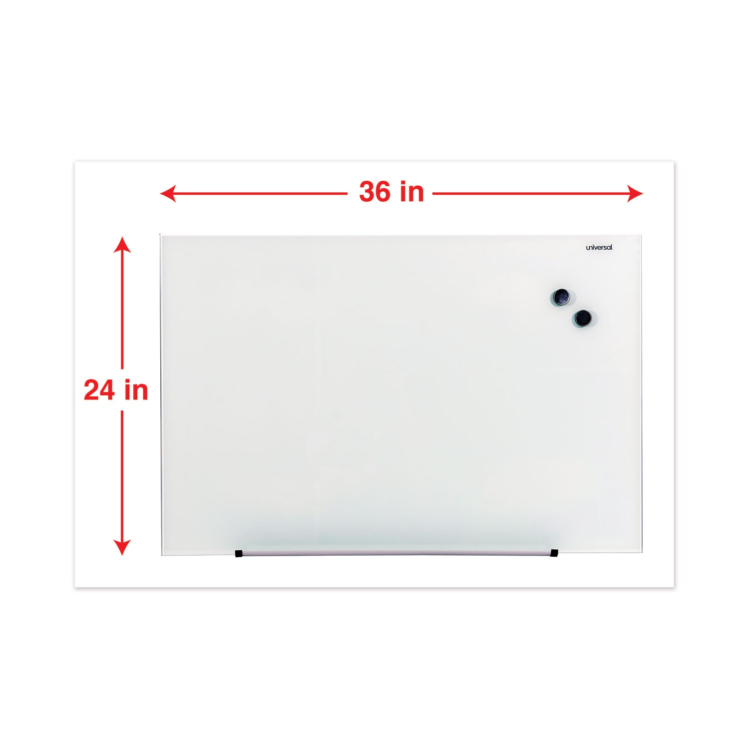 Universal UNV43202 Dry-Erase-Bulletin-Boards - View #2