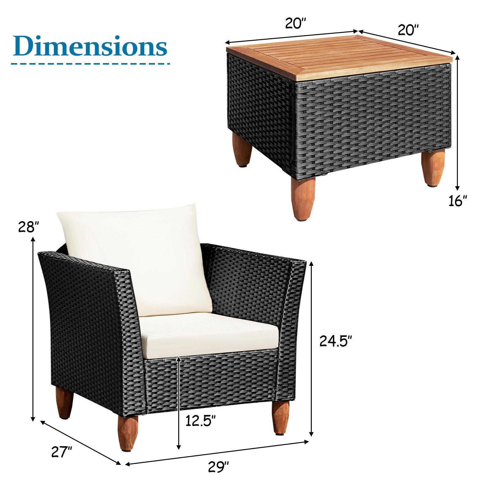 BABOOM BOM-6532WH-CO Patio-Conversation-Sets - View #4