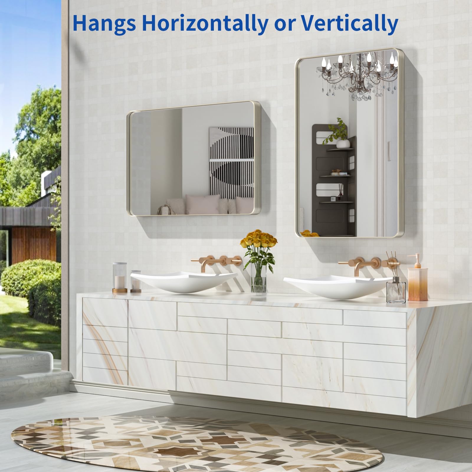 Justincity LJT0713J093 Framed-Bath-Mirrors - View #5