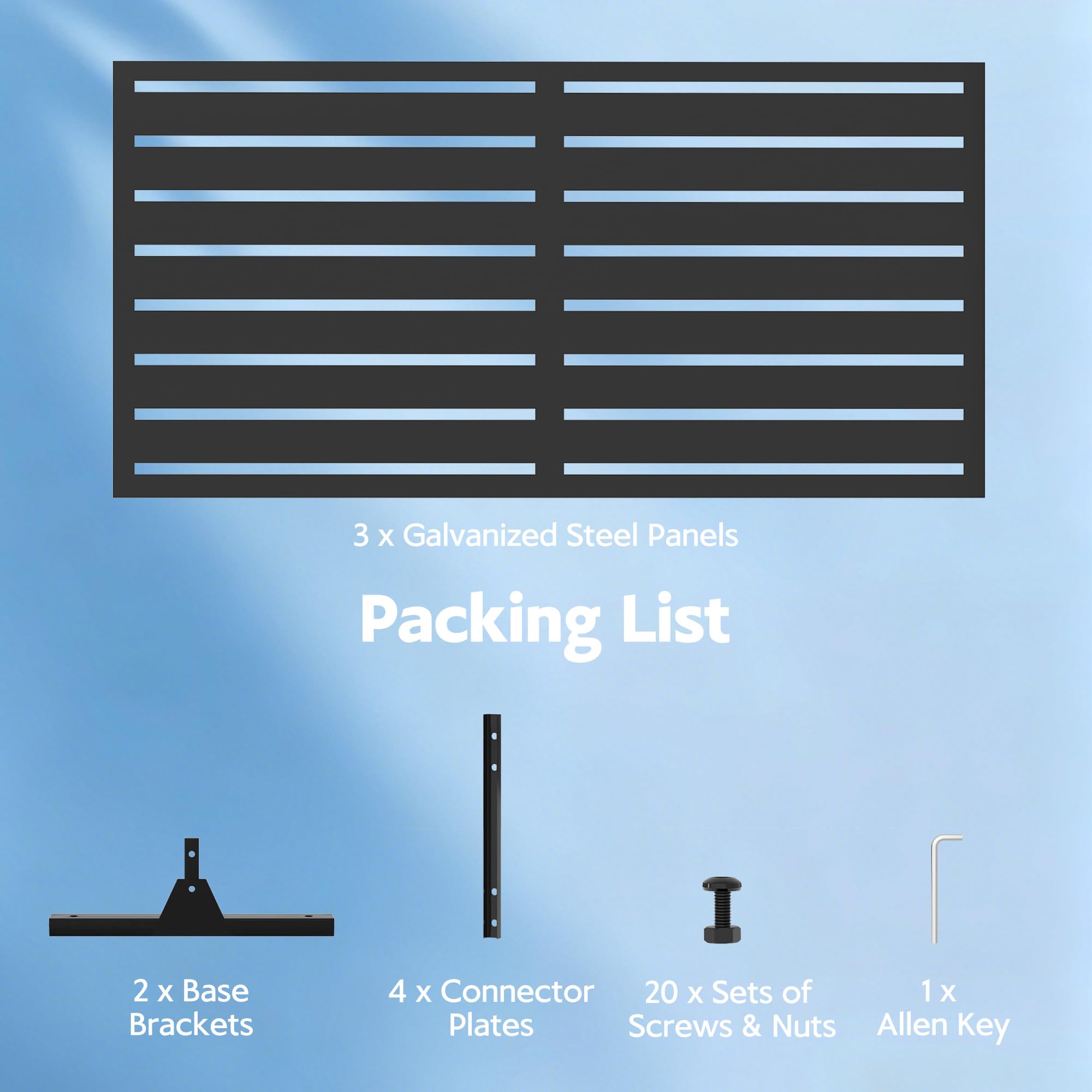 DEXSO CHU-F-OS-ZH667ZK2LY4 Outdoor-Privacy-Screen - View #6